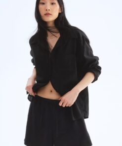 Linen Drawstring Shorts