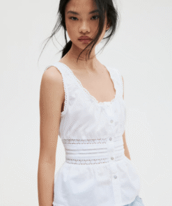 Peplum tank top