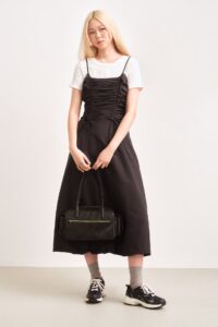 Bubble Hem Strap Dress